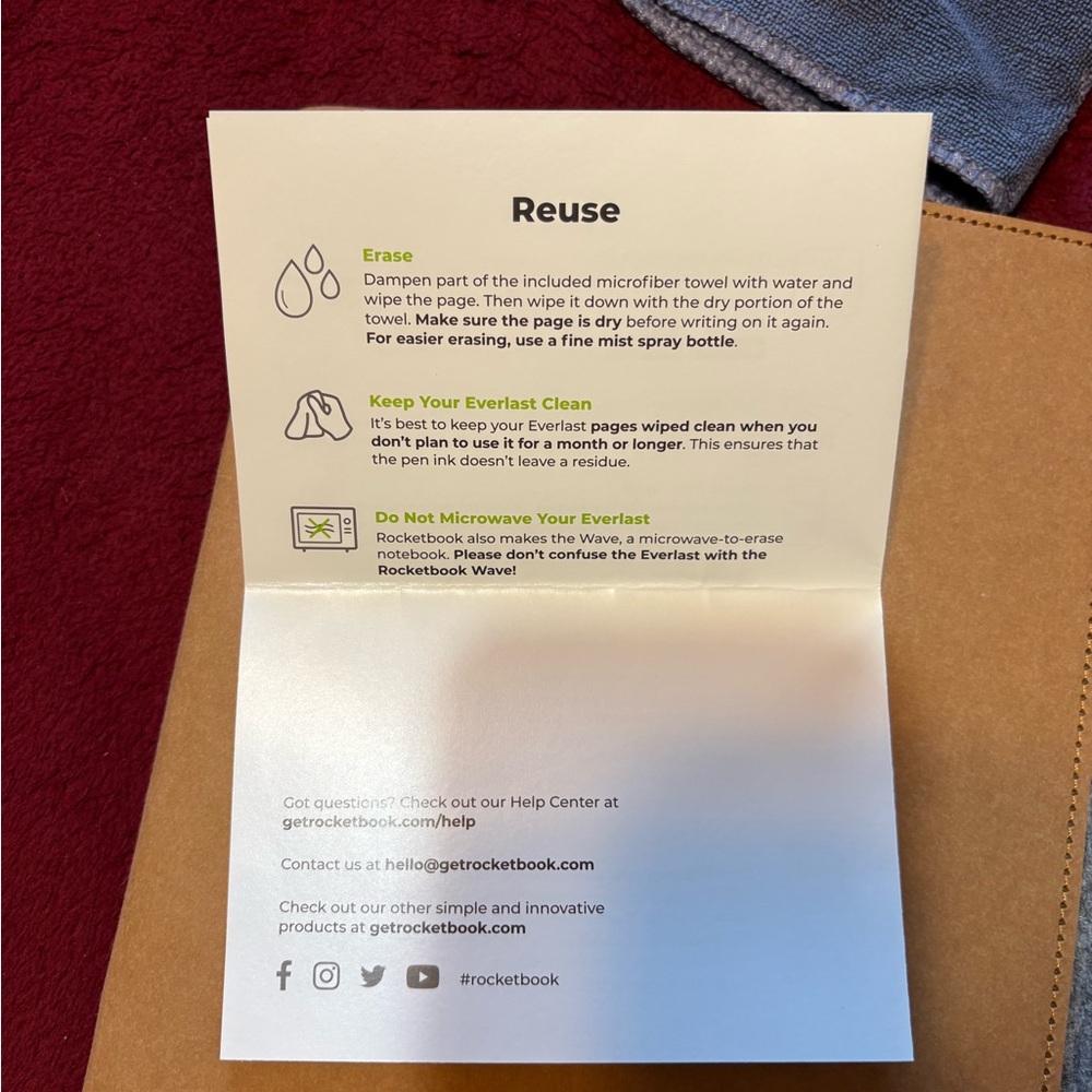 Rocketbook Smart Notebook with Cover - Picture 5 of 5